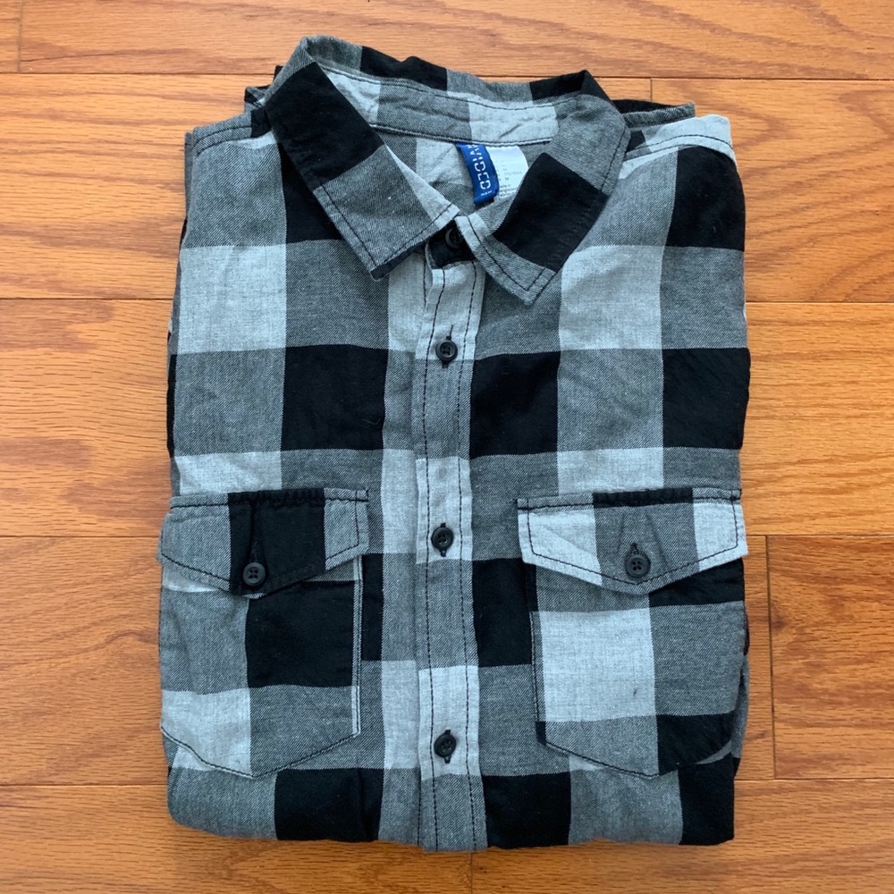 Men plaid shirt